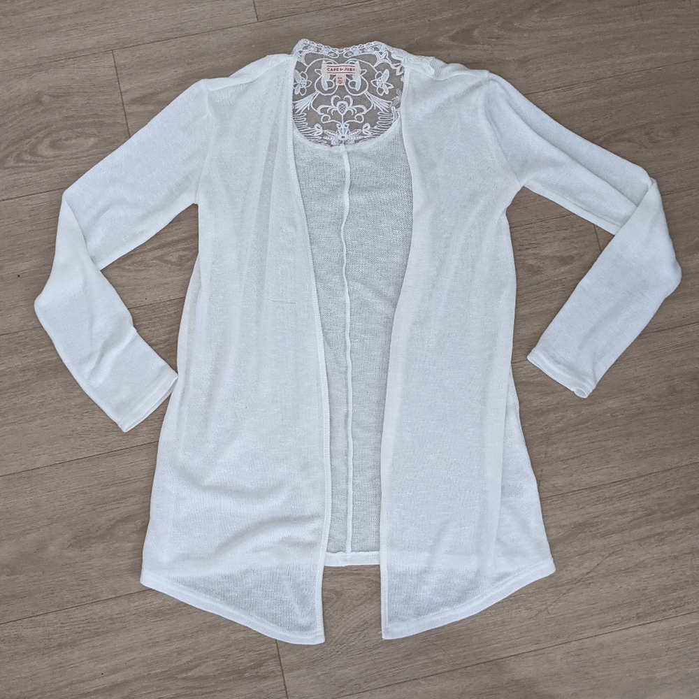 White Cardigan